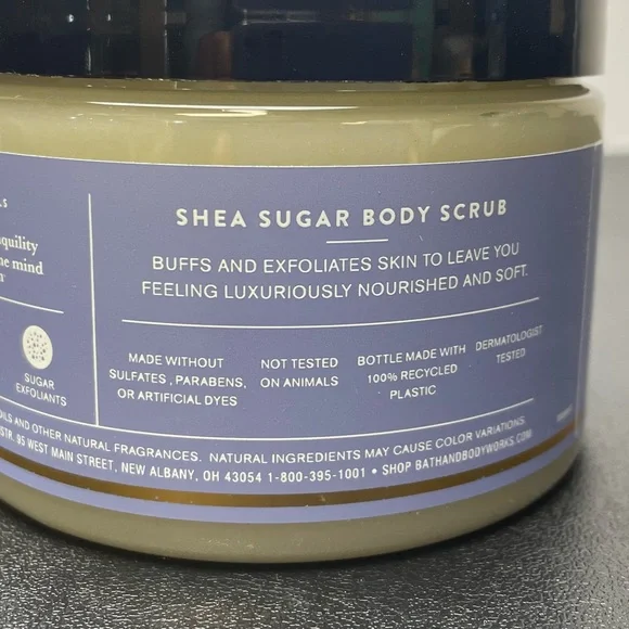 Bath & Body Works AROMATHERAPY LAVANDER + VANILLA SUGAR BODY SCRUB - Picture 4 of 4